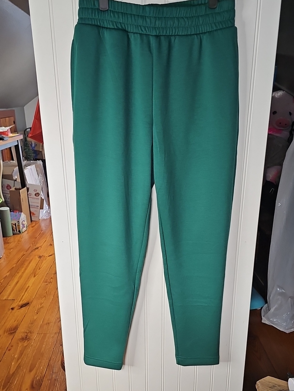 Zenana Outfitters Emerald Green Womens Jogger Pants